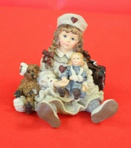 Boyds Bears “Katherine with Amanda & Edmund” Yesterdays’ Child Figurine - Picture 1 of 6