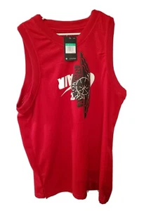 Nike Air Jordan Jumpman Classic Wings Tank top Size-XL Jersey Red $70 Mens New - Picture 1 of 4
