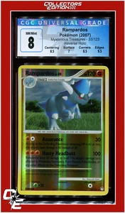 Mysterious Treasures 33 Rampardos Reverse Holo CGC 8 - Subgrades - Picture 1 of 2