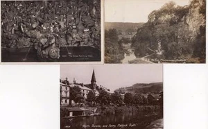 5 Matlock Bath area Derbyshire unused RP old postcards - Bild 1 von 2