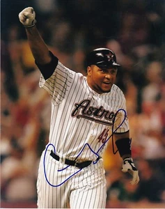CARLOS LEE HOUSTON ASTROS ACTION SIGNED 8x10 - Picture 1 of 1
