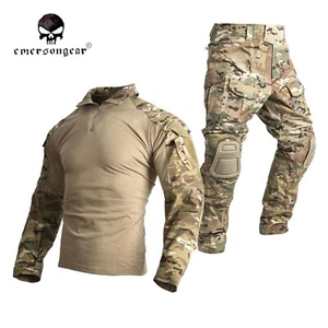 Emerson Gen3 Combat Uniform Mens Duty Camo Airsoft Military Uniform Multicam - Picture 1 of 8