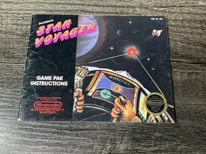 Star Voyager Auténtico Original NES Nintendo Manual Solo - Imagen 1 de 2