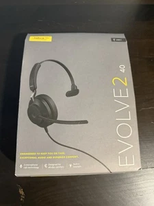 NEUF Jabra Evolve2 40 W37L Noir (24089-899-899) - Photo 1/3