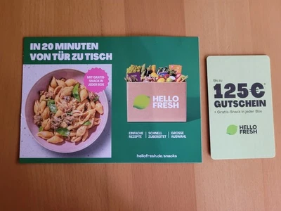 bis zu 125.- Gutschein @ HELLO FRESH @ Geschenkkarte, Kochboxen - Bild 1 von 3