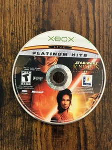 Star Wars KOTOR Caballeros de la Antigua República Xbox Platino Éxitos Disco Solo Probado - Imagen 1 de 2