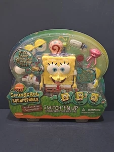 2002 Nickelodeon SpongeBob SquarePants Switch ‘Em Up Poseable Pal - Picture 1 of 4