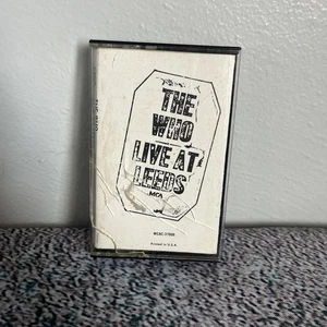 The Who – Live At Leeds 1980 reissue Cassette MCA Records – MCAC-37000 OOP - Picture 1 of 4