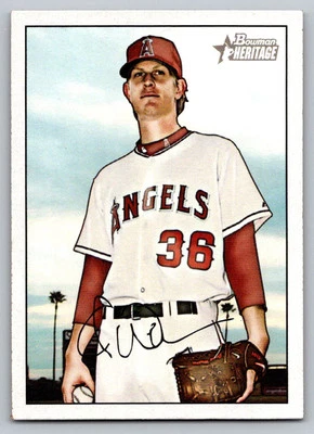2007 Bowman Heritage #2 Jered Weaver Los Angeles Angels - Image 1 of 2