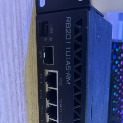 MikroTik RB2011UiAS-RM Rack Mountable Ethernet SFP Router - Image 1 of 4