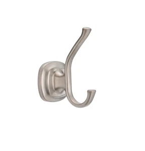 PROFLO PF2947 Double Robe Hook - Nickel - Picture 1 of 1