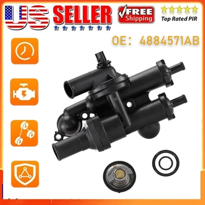 Carcasa termostato para Jeep Compass Patriot Dodge Avenger 2,4 L 2007 2008-2017 Foto 1 de 4