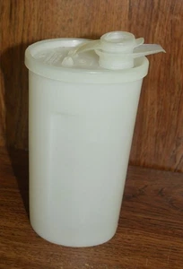 Distributore di zucchero sciroppo salvadolce Tupperware 640-4 vintage con coperchio ribaltabile - Foto 1 di 4