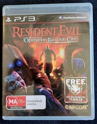 RESIDENT EVIL Raccoon City PS3 Video Game, PlayStation 3 Excellent cond & Manual - Image 1 of 4