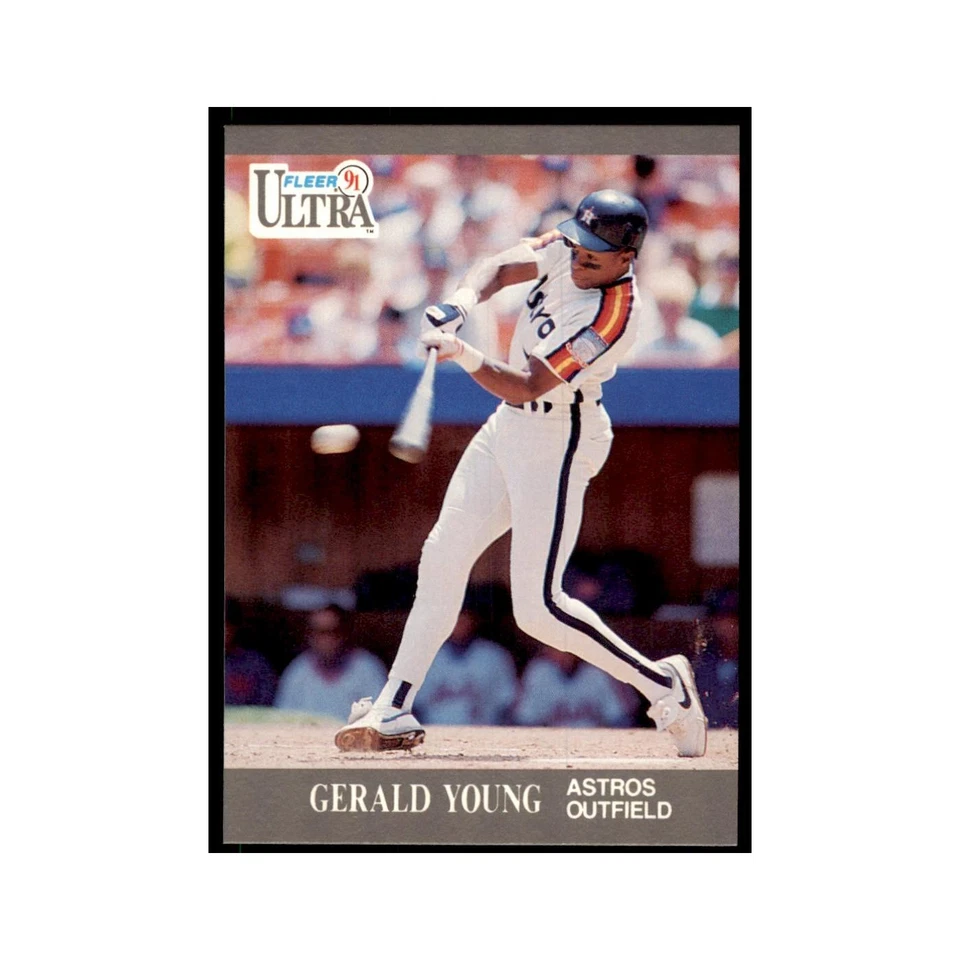 Gerald Young 1991 Fleer Ultra #142 Baseball Cards Baseball Card NM - Image 1 of 3