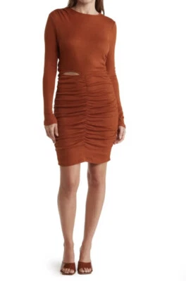 Vestido Walter Baker Gloriana Talla Grande 10-12 en Detalle Corte Óxido Bodycon $228 Foto 1 de 4