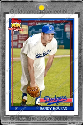 Tarjeta de inversión Sandy Koufax RARA TOPPS SSP DODGERS SALÓN DE LA FAMA MVP ROY COMO NUEVA Foto 1 de 2