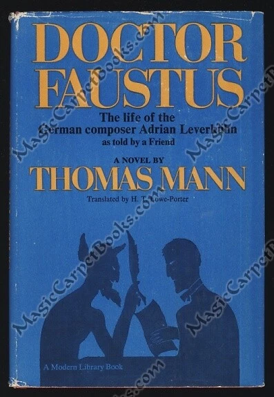 Thomas Mann DOCTOR FAUSTUS German Literature FAUST First Modern Library Edition Foto 1 de 1