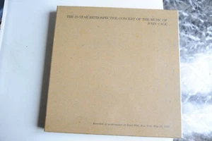 JOHN CAGE 25 YEAR CONCERT - LP 33 GIRI - 12" COFANETTO SIGILLATO DOPPIO LIM EDIT - Picture 1 of 2