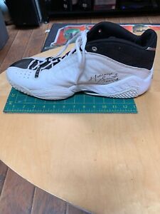 HORACE GRANT Auto Signed AUTOGRAPHED Adidas  basketball Game Worn  shoe Size 18