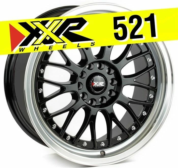 Llanta XXR 521 17X7 4X100 4X114,3 +38 NEGRO BRILLANTE SE ADAPTA A CIVIC SCION XB INTEGRA Foto 1 de 4