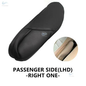1*BLACK Leather Co-pilot Side Seat Armrest Handle Cover For 2010-2017 Honda CRV - Picture 1 of 3