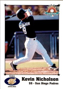 1999 Arizona Fall League Prospects #18 Kevin Nicholson Vancouver BC Canada Card