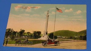 Vtg. Warren, Pa - Soldiers and Sailors Monument - Picture 1 of 2