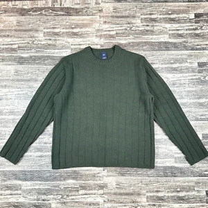 GAP Men's Size L Large Pullover Sweater 100% Lamb's Wool Crewneck Long Sleeve - Picture 1 of 8