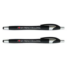 Black Stylus Pen for Touch Screen Devices 2 Pack I Love My C-F