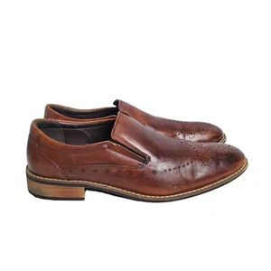 Josef Seibel Earl 06 Loafer Leather Brown Dress Sz 12 - Picture 1 of 9