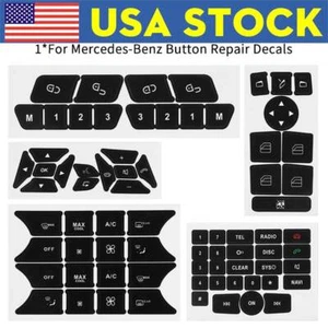 Kit de reparación de botones pegatina interruptor ventana para Mercedes Benz W204 W218 W212 W176 - Imagen 1 de 16