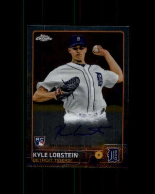 2015 Topps Chrome Rookie Autographs #ARKL Kyle Lobstein (ref 163923) - Image 1 of 2