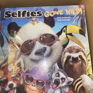 Selfies Gone Wild 2023 16 meses calendario de pared E - Imagen 1 de 2