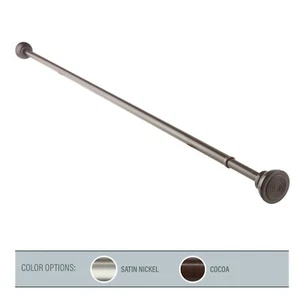 Decorative 7/16" Spring Tension Rod 24-54 inches - Imagen 1 de 7