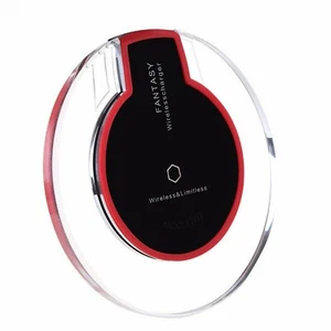 Qi Wireless Fast Charger Charging Pad Dock for Samsung iPhone Android Cell Phone - Picture 1 of 14