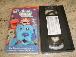 BLUE'S CLUES BLUE TALKS VHS TAPE 2 EPISODES 2004 - Picture 1 of 3