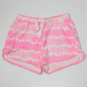 Zara Girl's Pink Tie Dye Print Stripe Shorts size 11 12 - Picture 1 of 2