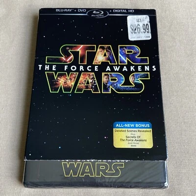 Star Wars Ep. VII: The Force Awakens (7) (Blu-ray, DVD, Digital NEW + Slipcover) - Image 1 of 4