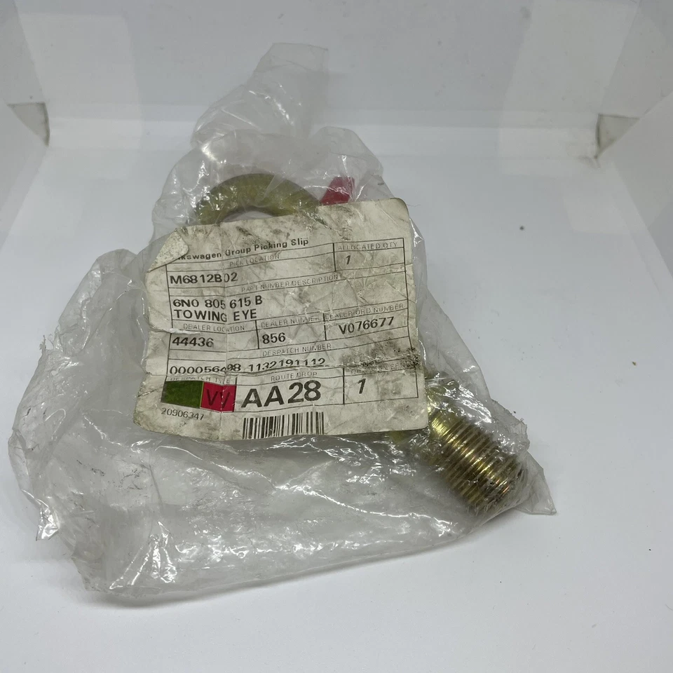 NEW Genuine Volkswagen Tow Eye 6N0805615B - Image 1 of 1