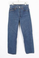 Vintage LEVIS 501 Button Fly High Waisted BOYFRIEND Jeans Womens USA 27X31