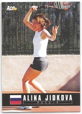 2005 Ace Authentic Debut Edition - Alina Jidkova Tennis Card #90