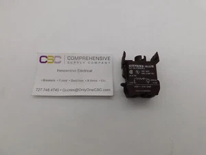 P30PLR2 - SIEMENS 240V 2.5 WATT ALLIS ILLUMINATED CONTACT BLOCK - RECON - Picture 1 of 6