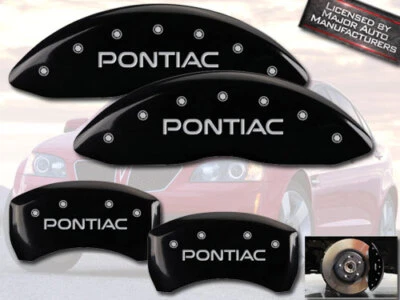 Cubiertas de pinza de disco de freno MGP "Pontiac" Firebird delanteras + traseras negras 1998-2002 Foto 1 de 4
