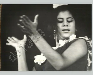 FLAMENCO Nachtclub in MADRID, SPANIEN 1960er Jahre Kunstporträt Vintage Pressefoto - Bild 1 von 2