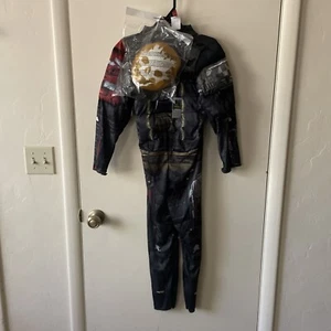Halo SPARTAN EMILE Halloween Costume LIGHTS UP Boys Size Medium 8-10 NEW - Picture 1 of 8