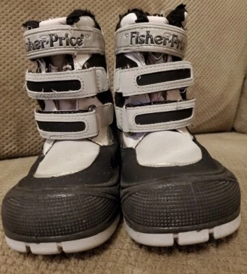 Vintage Fisher Price Kids Snow Boots Size 9 - Image 1 of 4