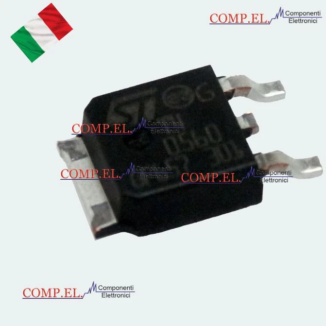 STMICROELECTRONICS T4 0560 B T405-600B T4 0560 TRIAC 4A 600V IGT 5mA DPAK ORIGINALE STMicroelectr