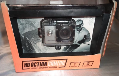 HD Action Camera Emerson Waterproof Micro SD Mountable Rechargeable box damaged - Image 1 of 4