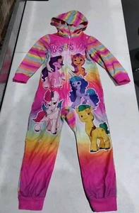 NWOT My Little Pony Hooded Pajama One Piece, Girls Size XS, #U58 - Picture 1 of 4